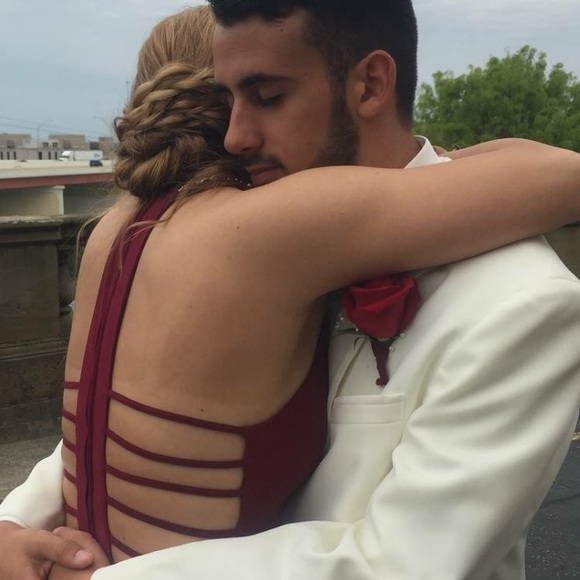 Red Prom Dress - Picture 2 of 7